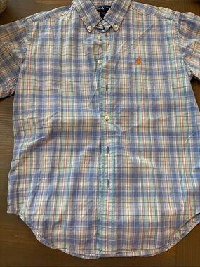 Polo Ralph Lauren Plaid Shirt BOYS Size 12/14